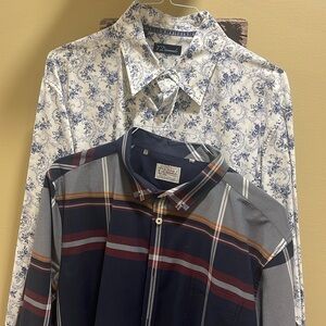 (2) 7 Diamonds Vintage Men’s Button Downs, Size: XXL